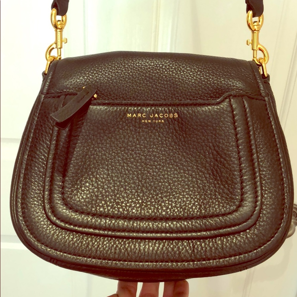 Marc Jacobs black leather crossbody
